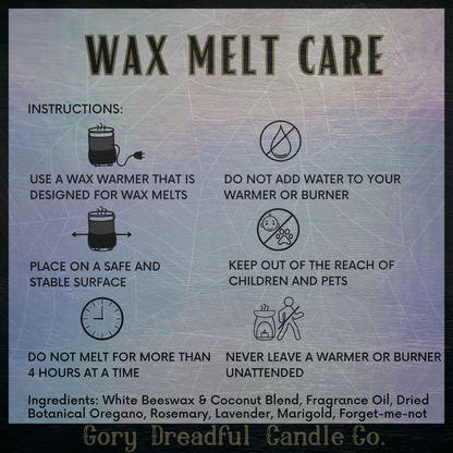 Hash Hollow Brew – Herbal Black Tea & Resinous Woods Scent Beeswax Melts