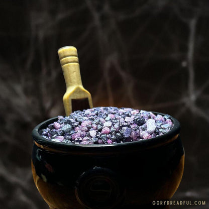 WITCH & FAMOUS Sizzling Room Salt Crystal Potpourri: Almond Macarons Vanilla Cake Lavender Tea Scent