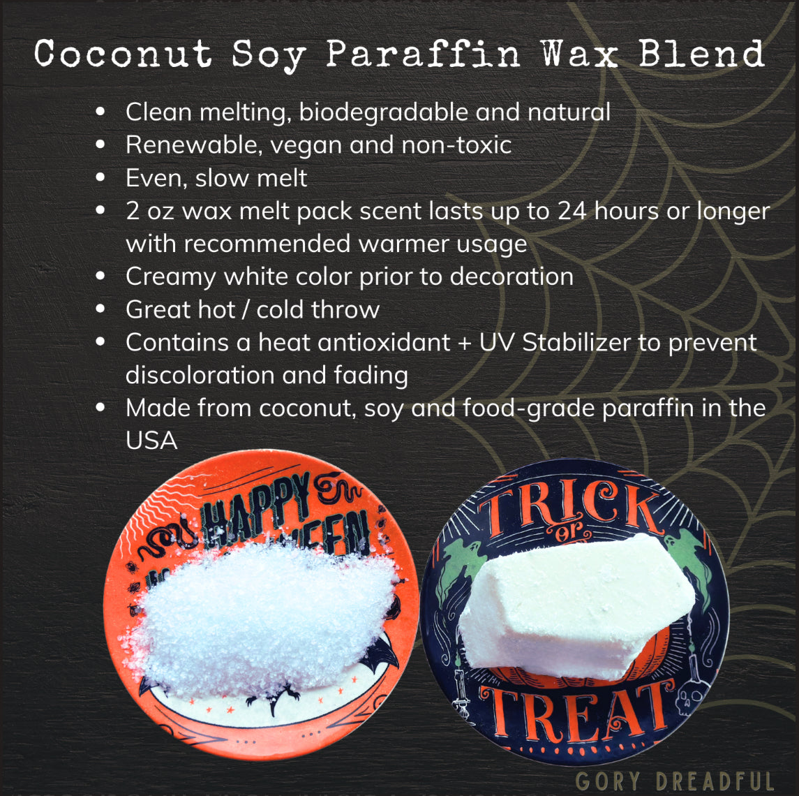Jack-O-Lantern Donut Wax Melts: Dulce Pumpkin Donut Scent