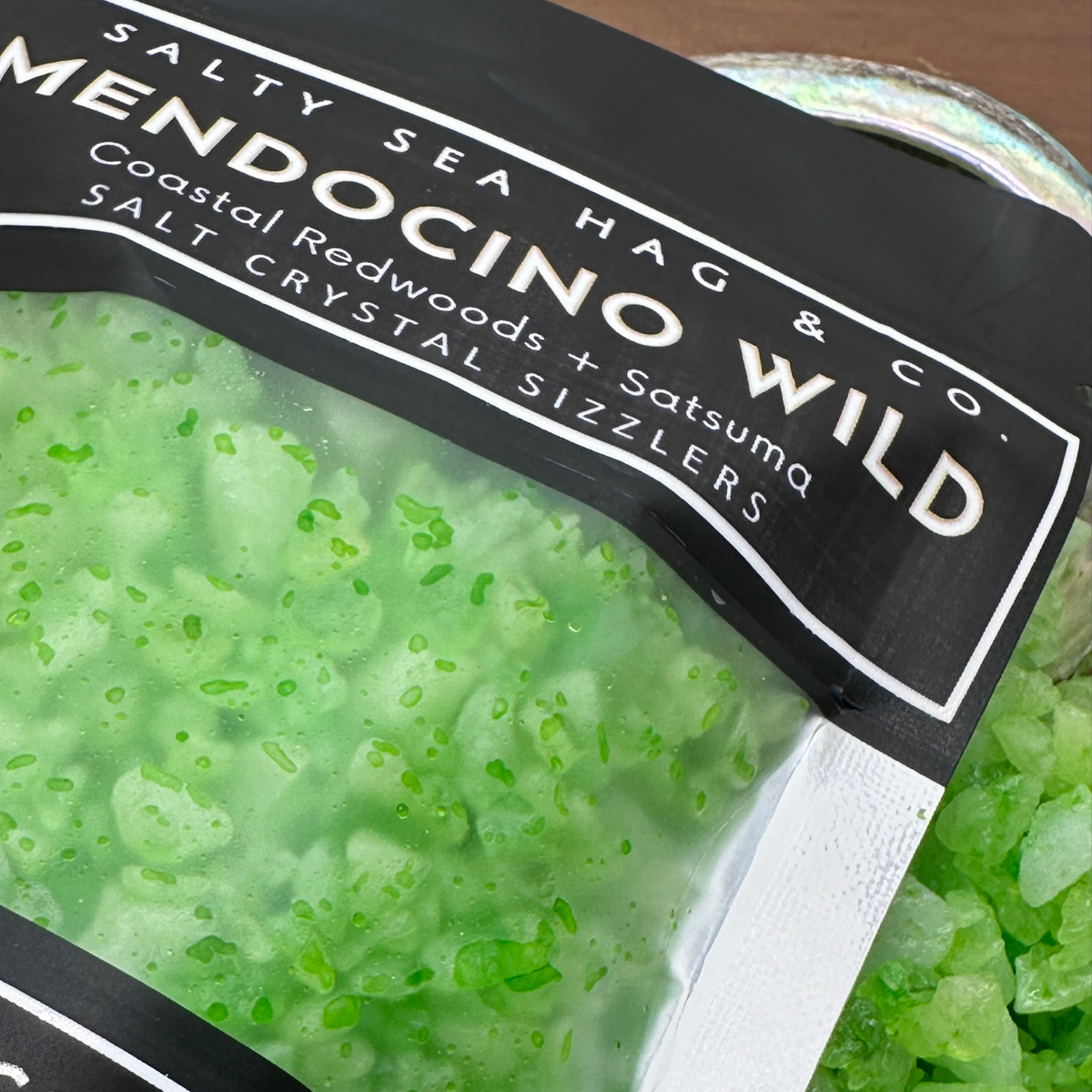 MENDOCINO WILD Salt Crystal Sizzlers: Coastal Redwoods + Satsuma Scent