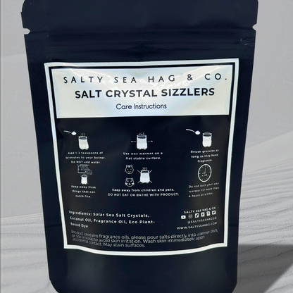 AMALFI GROOVE Salt Crystal Sizzlers: Italian Fig Leaf + Green Citrus Scent