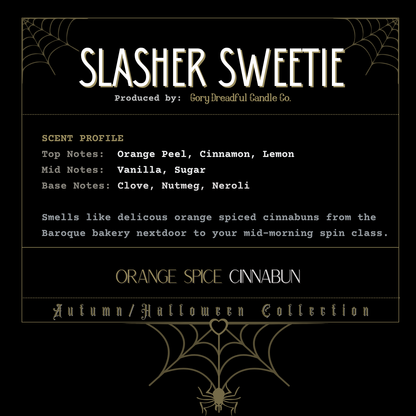 Slasher Sweetie Sizzling Room Salt Crystal Potpourri: Orange Spice Cinnabun Scent