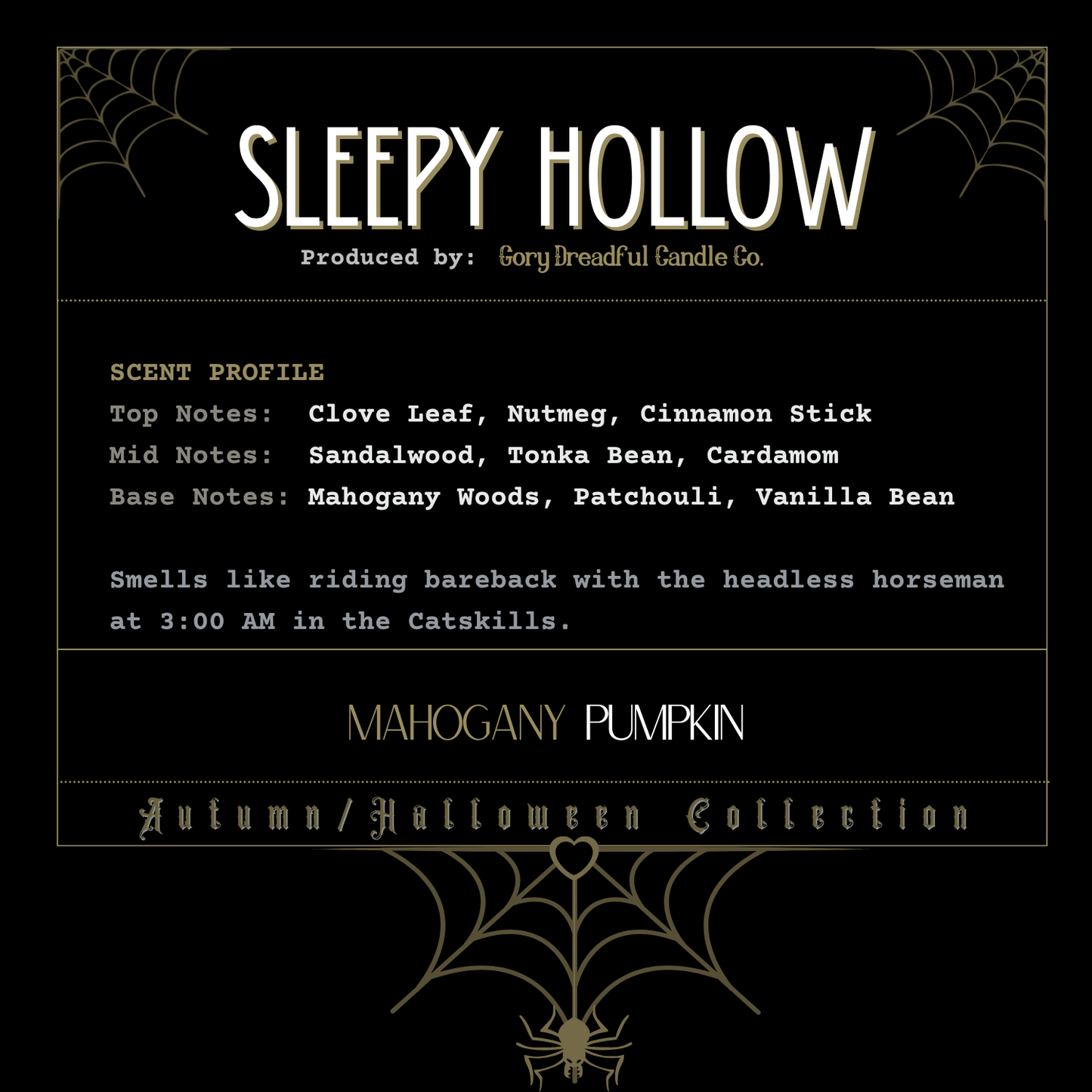 Sleepy Hollow Sizzling Room Salt Crystal Potpourri: Mahogany Pumpkin Scent