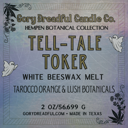 Tell-Tale Toker – Tarocco Orange & Lush Botanicals Scent Beeswax Melts