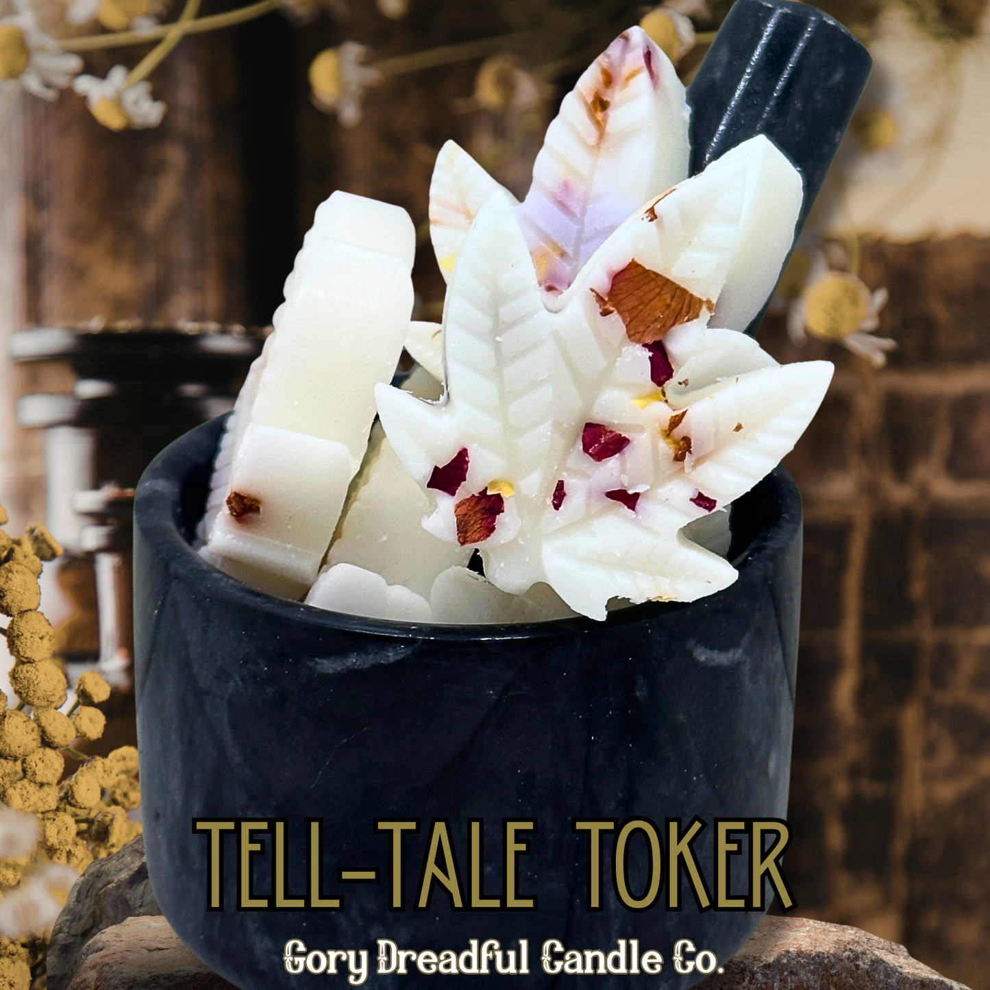 Tell-Tale Toker – Tarocco Orange & Lush Botanicals Scent Beeswax Melts