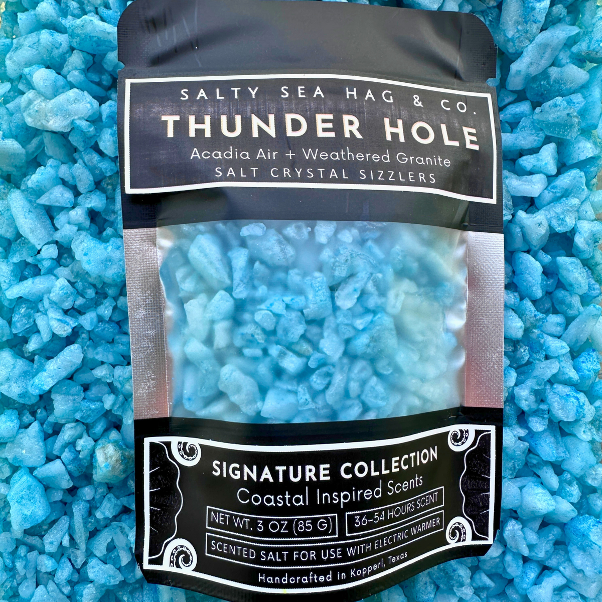 THUNDER HOLE Salt Crystal Sizzlers: Acadia Air + Weathered Granite Scent