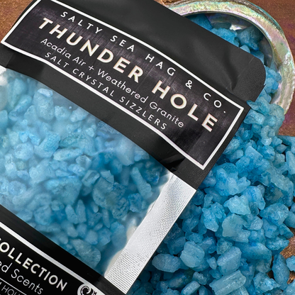 THUNDER HOLE Salt Crystal Sizzlers: Acadia Air + Weathered Granite Scent