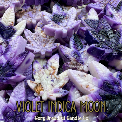 Violet Indica Moon – Violet Resin & Midnight Botanicals Scent Beeswax Melts