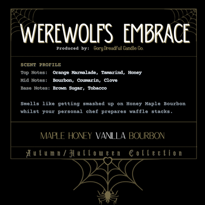 Werewolf's Embrace Sizzling Room Salt Crystal Potpourri: Maple Honey Vanilla Bourbon Scent
