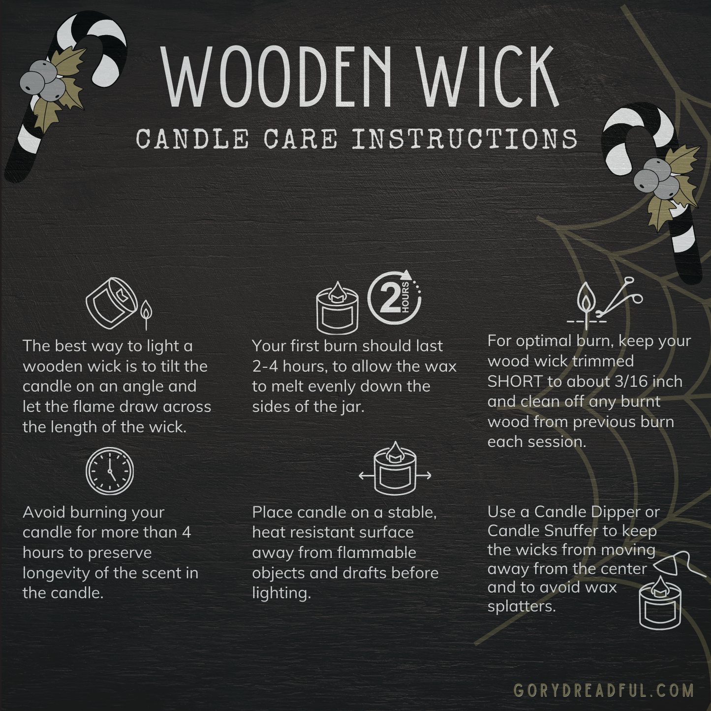 Gin-gle Bells Luxury Crackling Wooden Wick Candle: Dry Gin & Cypress Scent