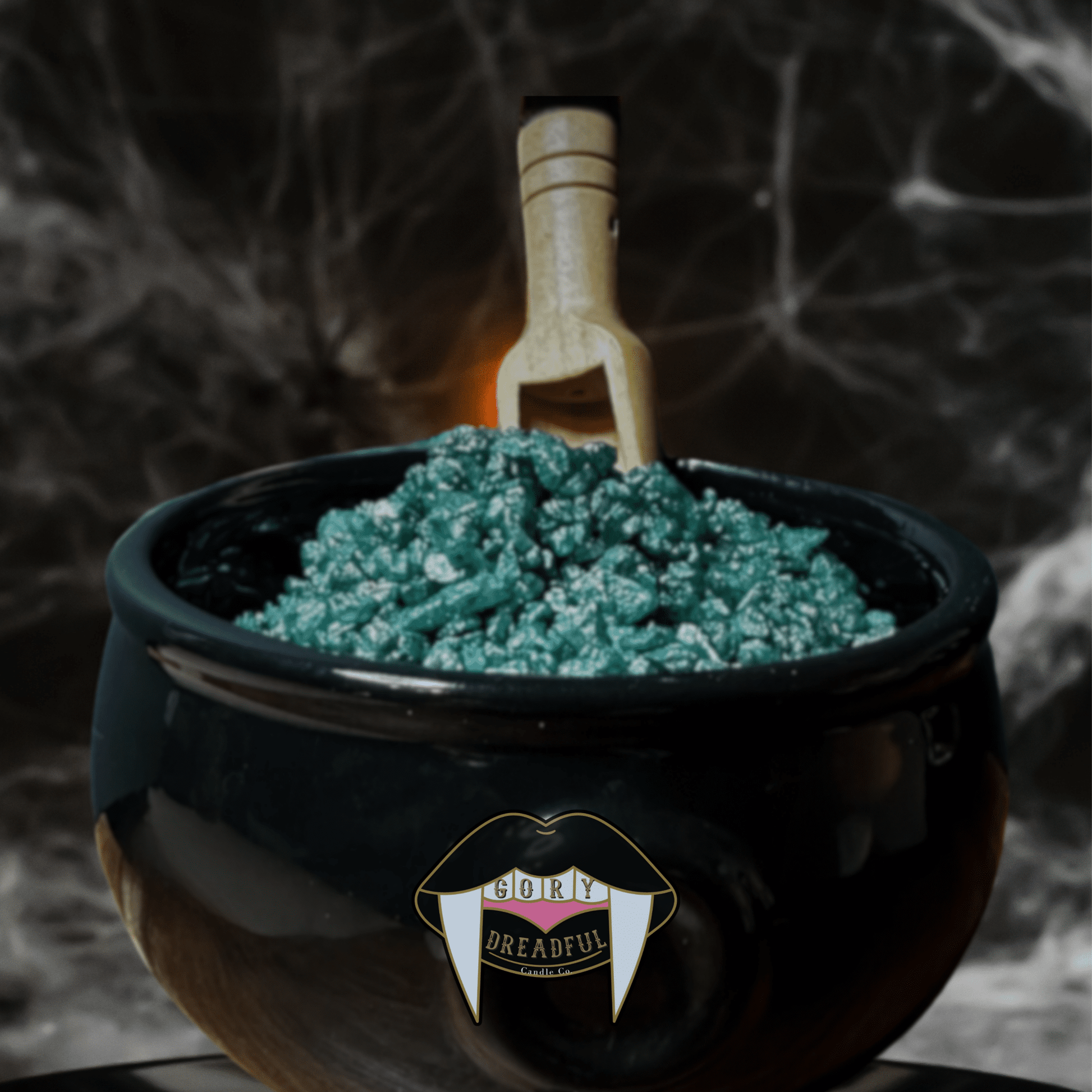 APPARITIONAL AMBITIONS Sizzling Room Salt Crystal Potpourri: Mint Nutmeg Geranium Rose Patchouli Scent - Gory Dreadful Candle Co