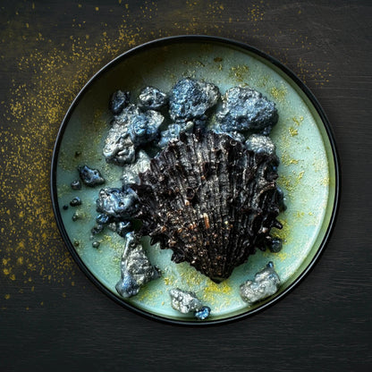 BANSHEE ISLAND Luxury Wickless Candle 6.5 oz: Bamboo & Coconut Scent - Gory Dreadful Candle Co