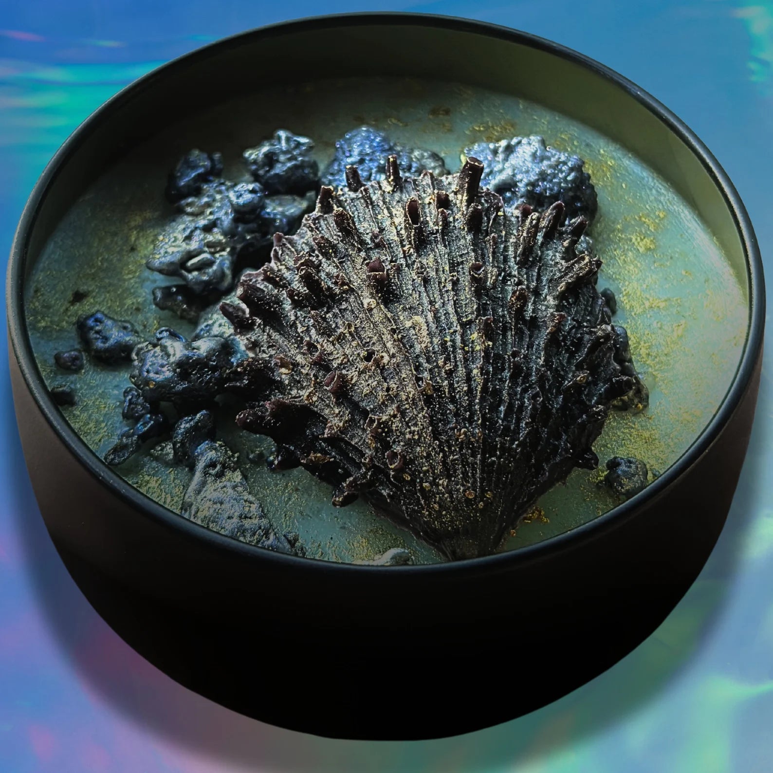 BANSHEE ISLAND Luxury Wickless Candle 6.5 oz: Bamboo & Coconut Scent - Gory Dreadful Candle Co