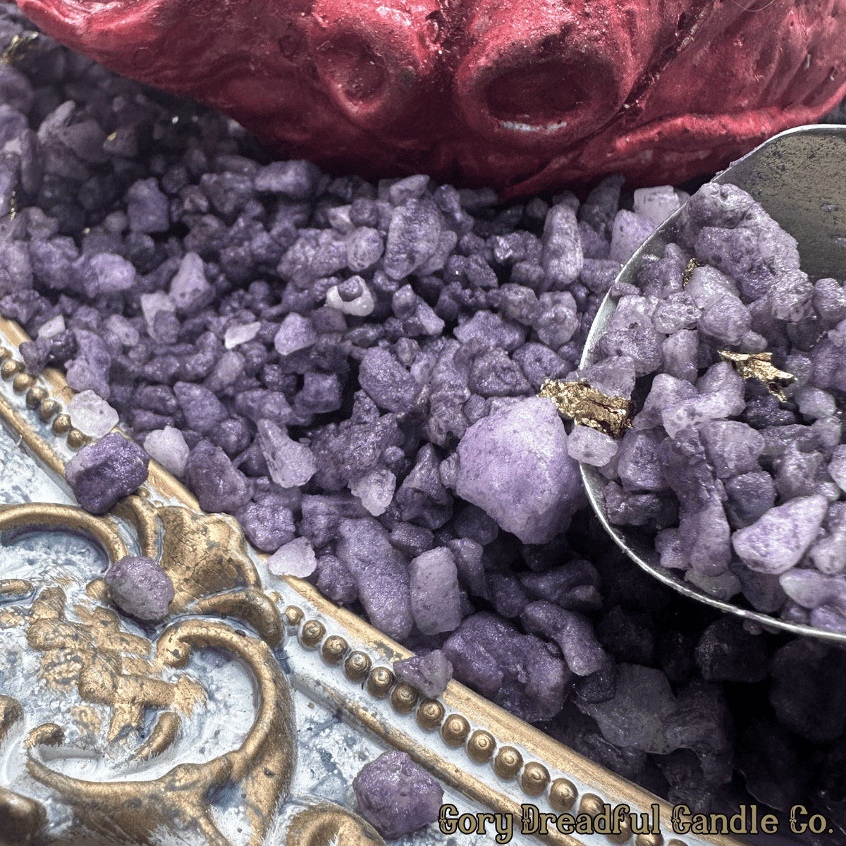 BOO'D UP & BUBBLY Sizzling Room Salt Crystal Potpourri: Floral Bubble Bath Scent - Gory Dreadful Candle Co