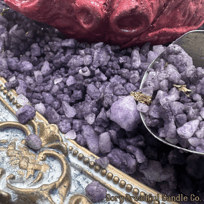 BOO'D UP & BUBBLY Sizzling Room Salt Crystal Potpourri: Floral Bubble Bath Scent - Gory Dreadful Candle Co