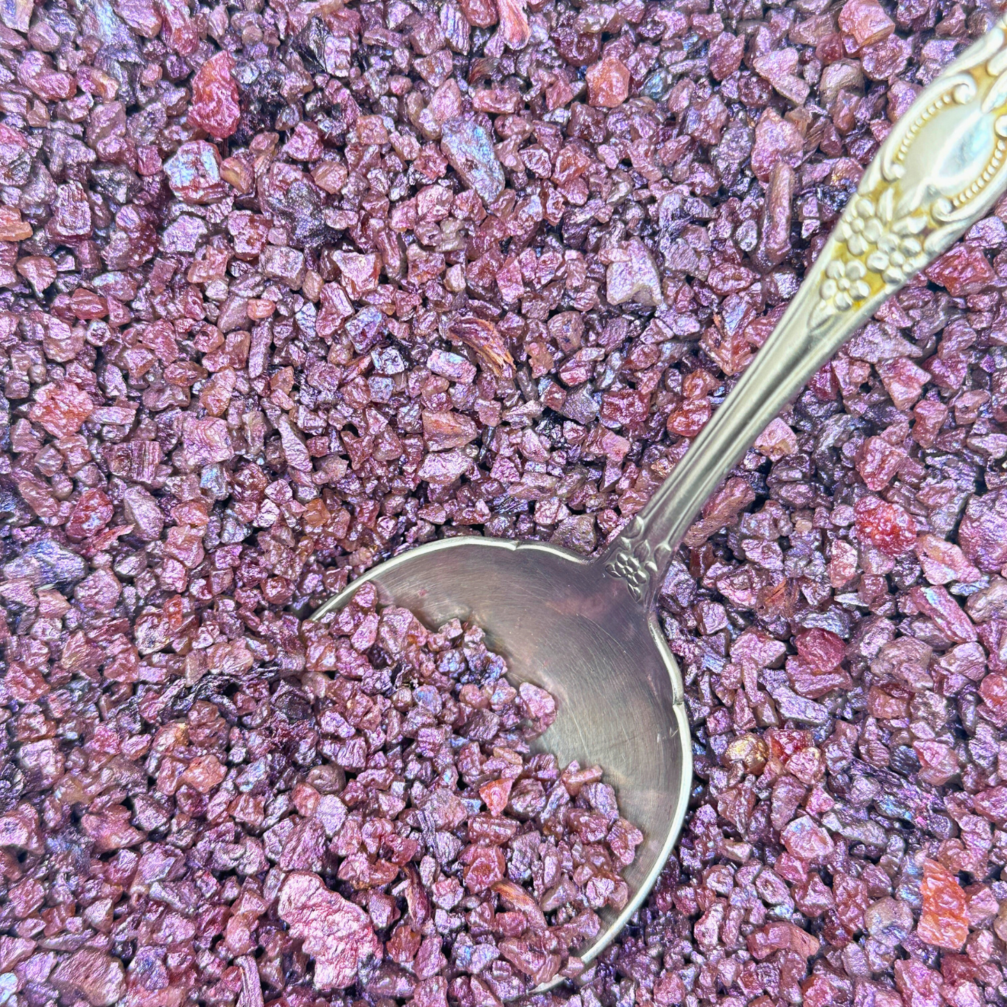 DREADFUL LOVE Signature Sizzling Room Salt Crystal Potpourri: Black Rose & Peppered Plum Scent - Gory Dreadful Candle Co