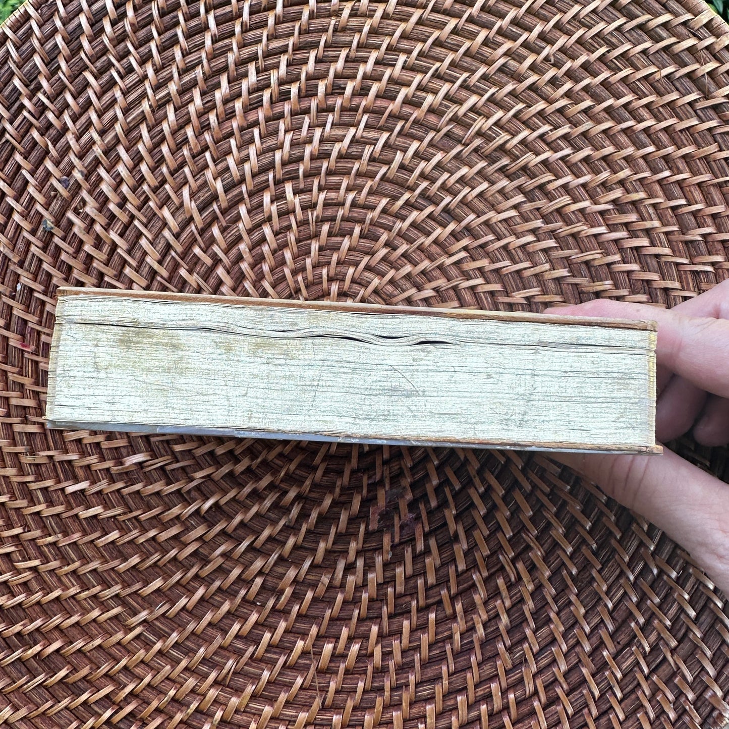 Vintage 1985 Mother-of-Pearl Inlay Holy Bible – owned by Hon. Jim Wright