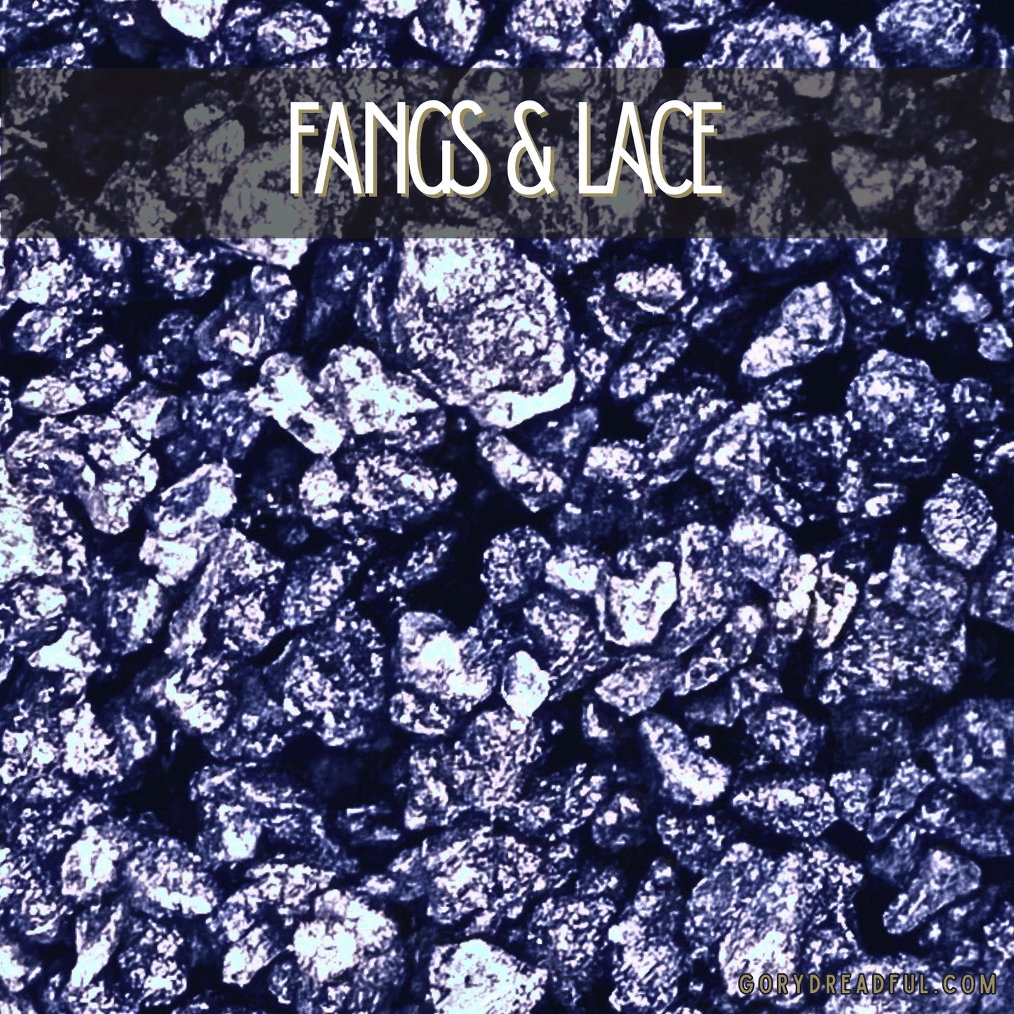 Fangs & Lace Sizzling Room Salt Crystal Potpourri: Cashmere Pink Sugar Scent - Mini - Gory Dreadful Candle Co