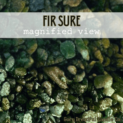 FIR SURE Sizzling Room Salt Crystal Potpourri: Juniper Fir Balsam Spruce Scent - Gory Dreadful Candle Co