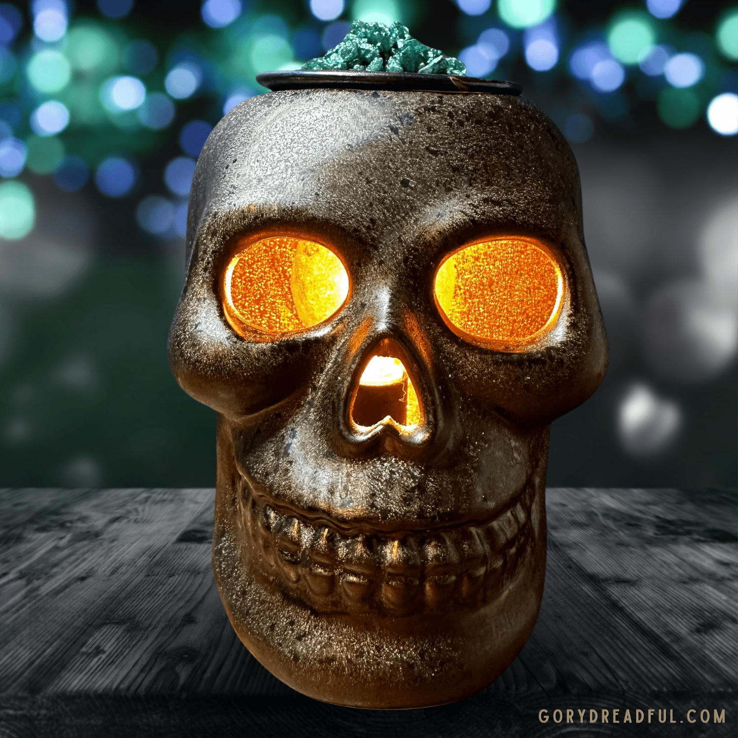 Hagalicious Sizzling Room Salt Crystal Potpourri: Patchouli Pine Sweet Florals Scent - Mini - Gory Dreadful Candle Co