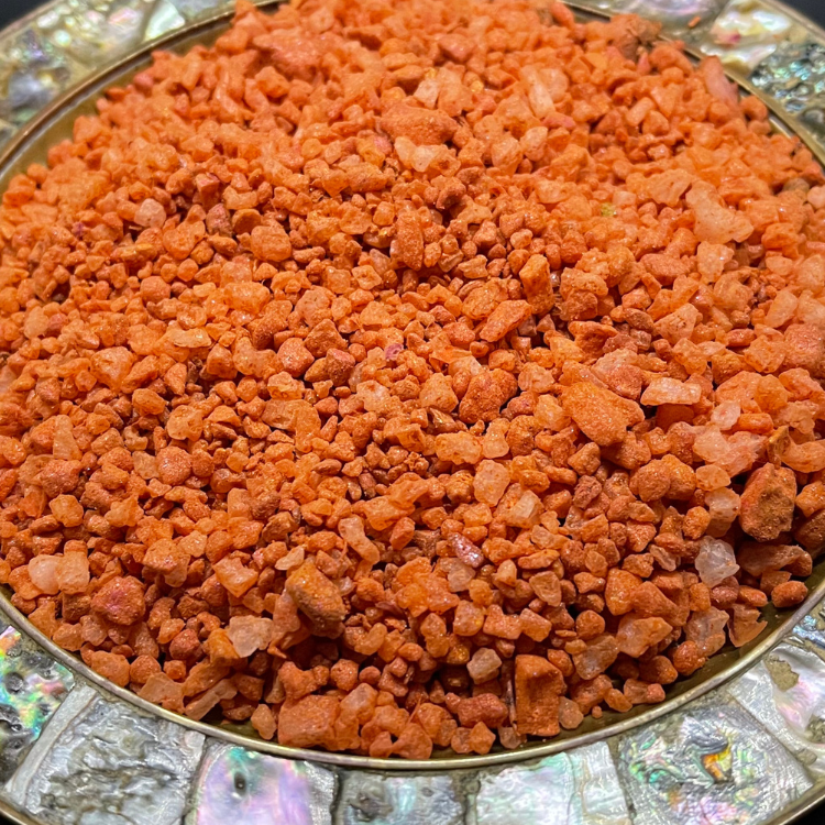 HECATE'S HEATWAVE Sizzling Room Salt Crystal Potpourri: Rose Violet Leather Dark Woods Scent - Gory Dreadful Candle Co
