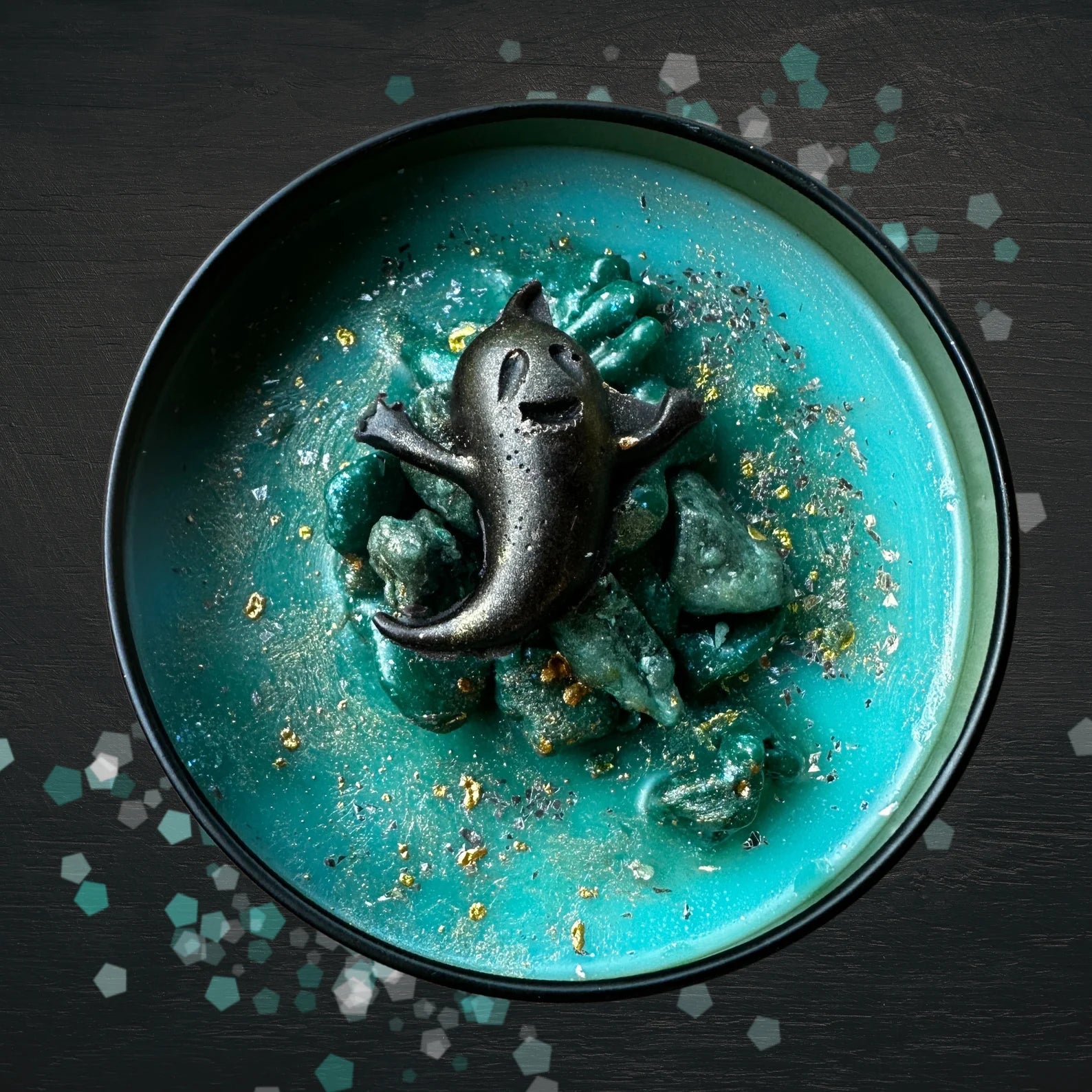 HOTEL NEVERMORE Luxury Wickless Candle 6.5 oz: Poolside Summer Floral Scent - Gory Dreadful Candle Co