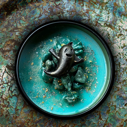 HOTEL NEVERMORE Luxury Wickless Candle 6.5 oz: Poolside Summer Floral Scent - Gory Dreadful Candle Co