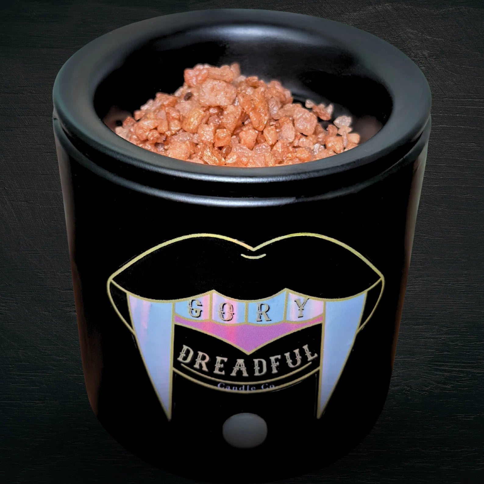 HULA GHOUL Sizzling Room Salt Crystal Potpourri: Black Coconut & Cherry Pineapple Scent - Gory Dreadful Candle Co