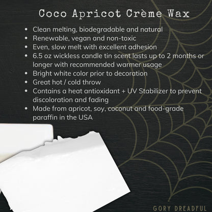 Tricky Treat Wickless Candle: Candy Corn Butterscotch Whiskey Scent