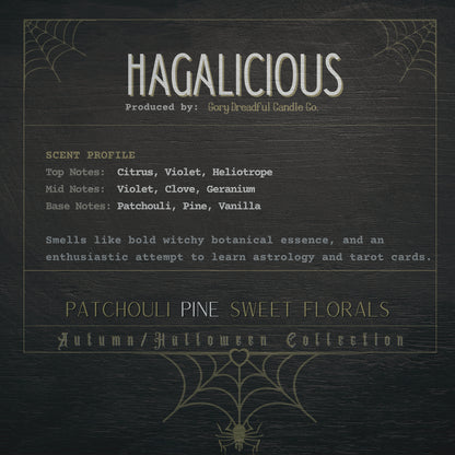 HAGALICIOUS Wax Melt Chunkies: Patchouli Pine Sweet Florals Scent