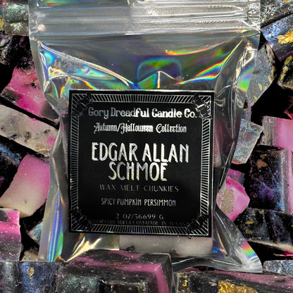 EDGAR ALLAN SCHMOE Wax Melt Chunkies: Spicy Pumpkin Persimmon Scent