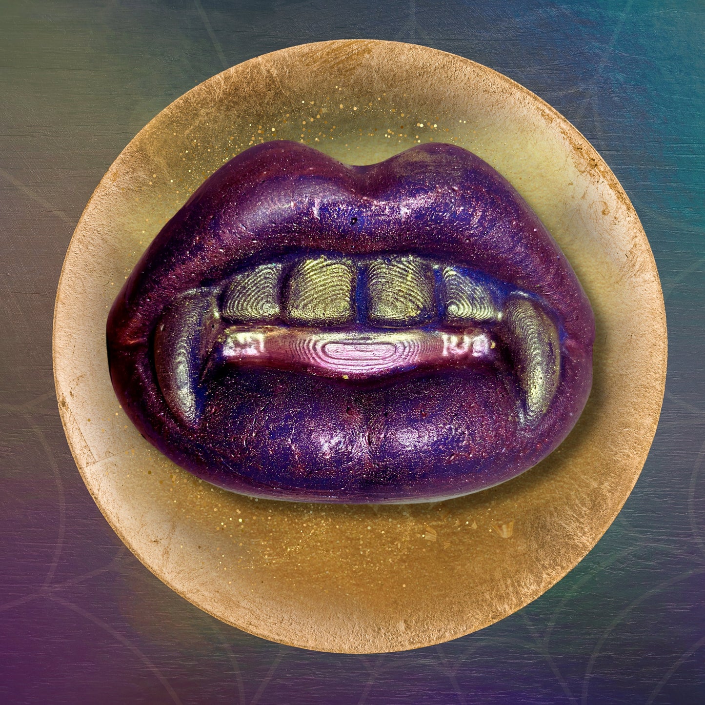 VAMPIRE KISSES Wax Melt: Damp Woods Pumpkin Flesh Clove Nutmeg Apple Patchouli Scent