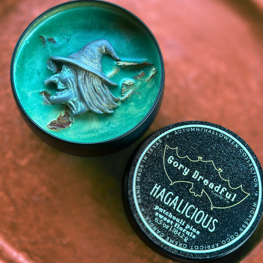 HAGALICIOUS Wickless Luxury Candle: Patchouli Pine Sweet Florals Scent