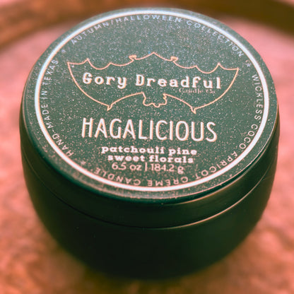 HAGALICIOUS Wickless Luxury Candle: Patchouli Pine Sweet Florals Scent