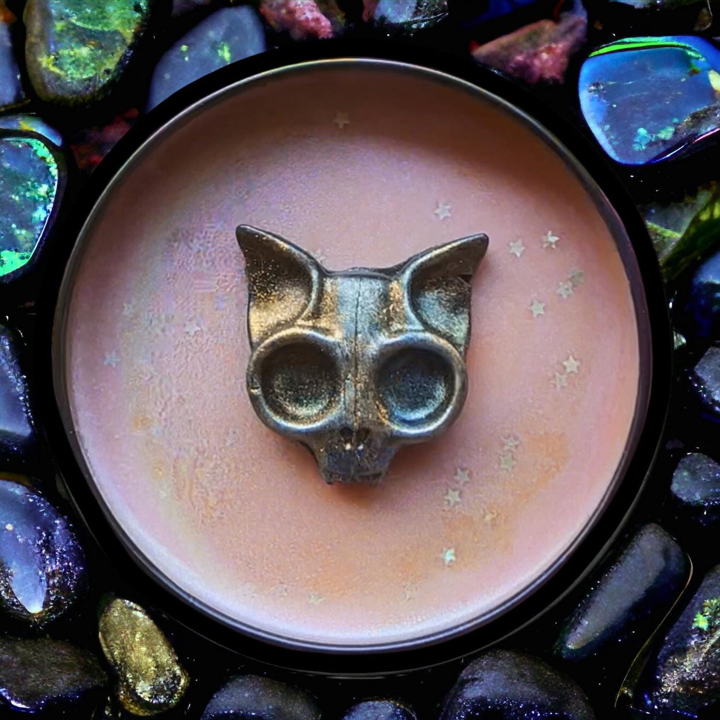 SLEEPY HOLLOW Wickless Luxury Candle: Mahogany Pumpkin Scent
