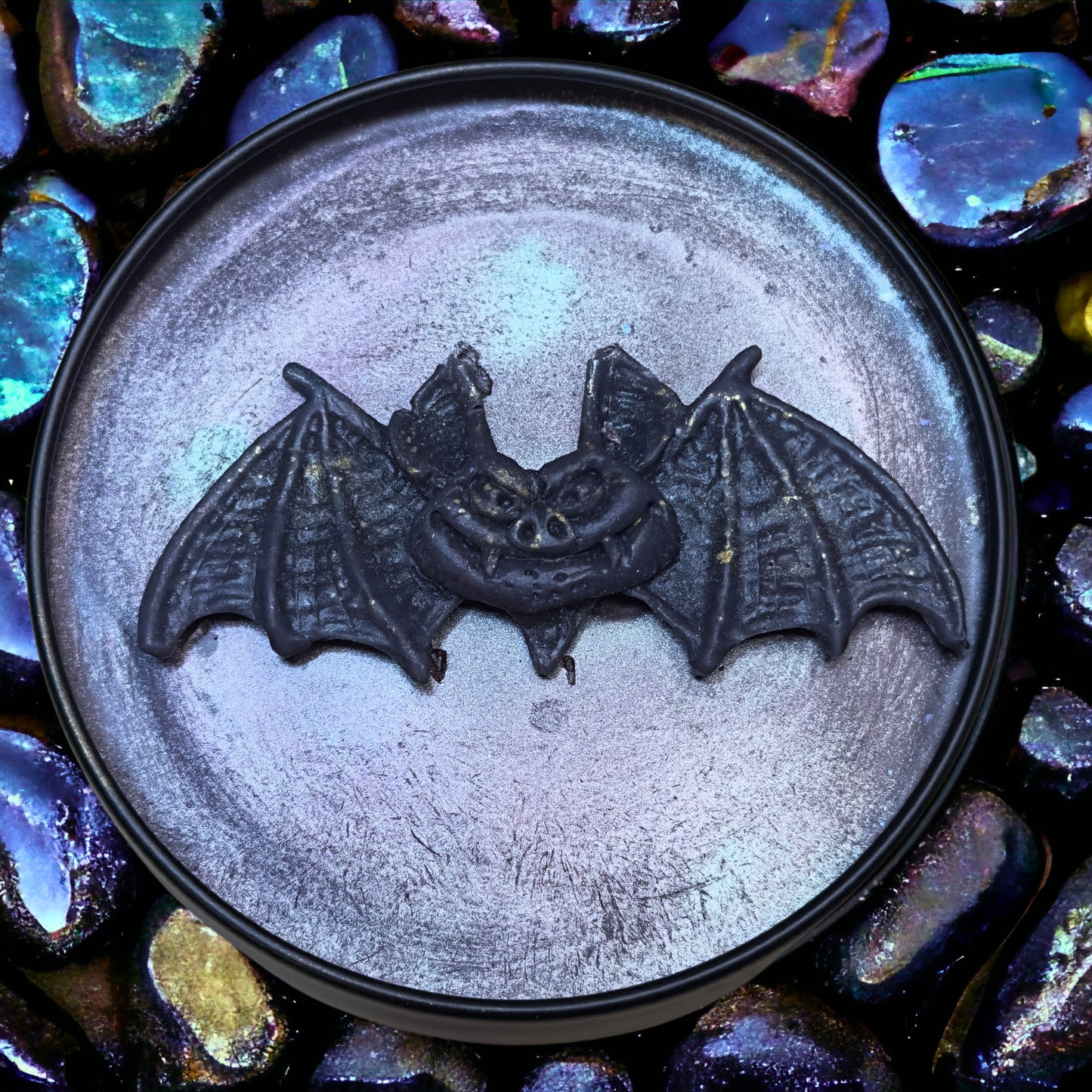 SO BATTY! Wickless Luxury Candle : Amyris Resin Black Licorice Scent
