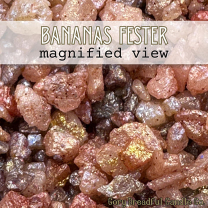 BANANAS FESTER  Sizzling Room Salts: Banana · Spiced Custard · Toasted Woods