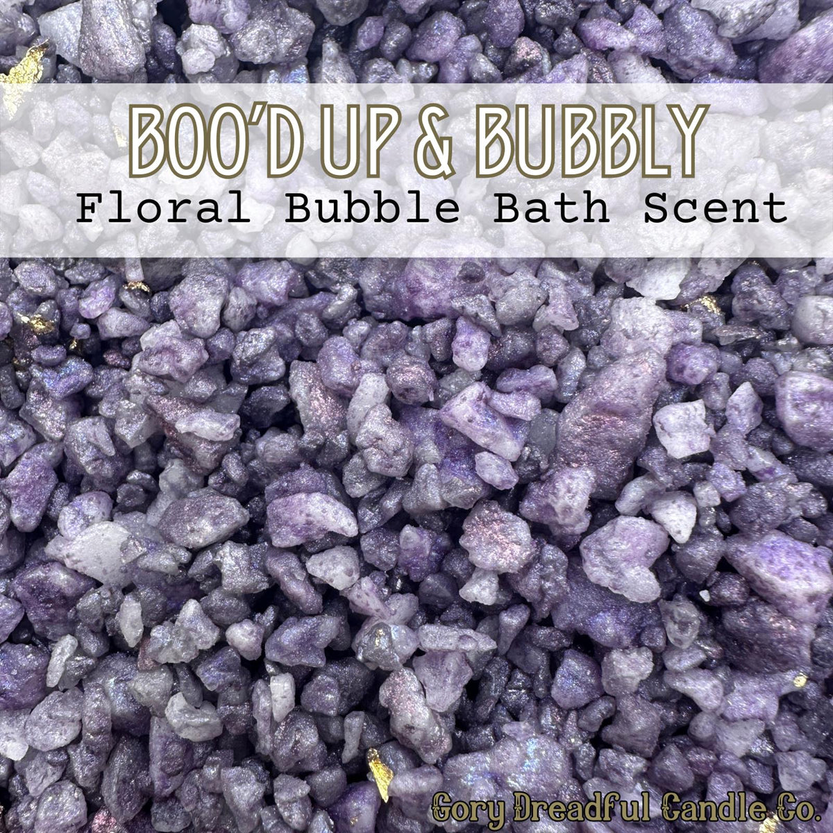 BOO'D UP & BUBBLY Sizzling Room Salt Crystal Potpourri: Floral Bubble Bath Scent