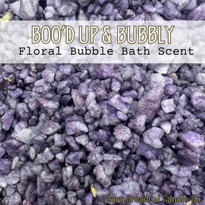 BOO'D UP & BUBBLY Sizzling Room Salt Crystal Potpourri: Floral Bubble Bath Scent