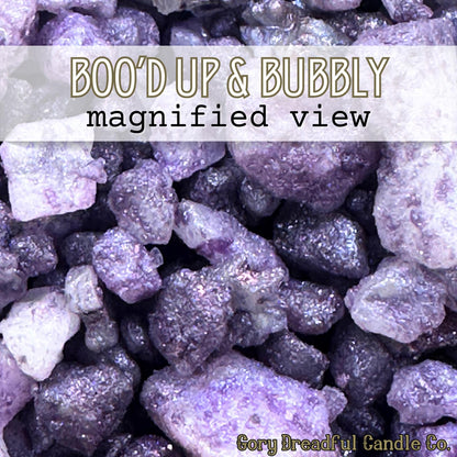 BOO'D UP & BUBBLY Sizzling Room Salt Crystal Potpourri: Floral Bubble Bath Scent