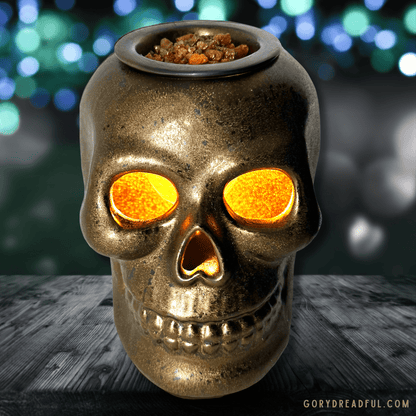 Jack - O - Lantern Donut Sizzling Room Salt Crystal Potpourri: Dulce Pumpkin Donut Scent - Mini - Gory Dreadful Candle Co