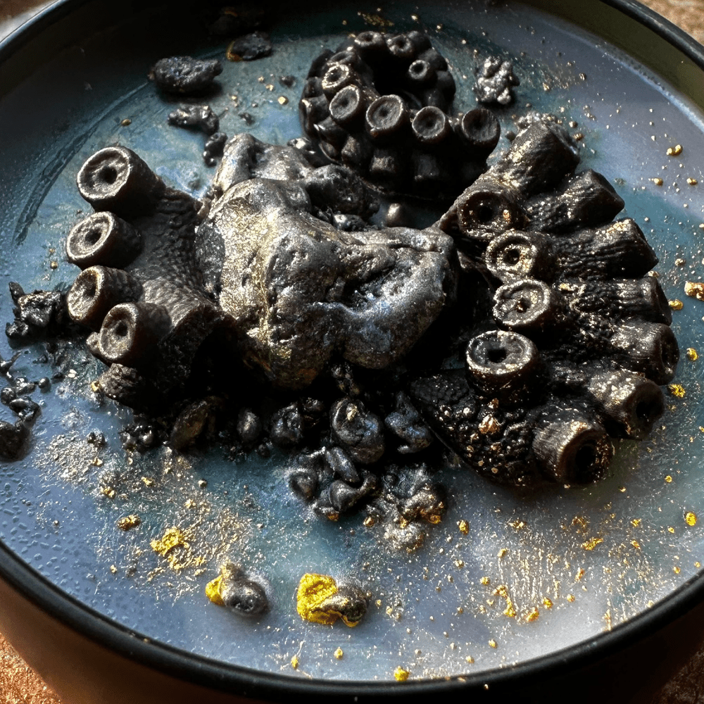 KRAKEN UNLEASHED Luxury Wickless Candle 6.5 oz: Amber Citrus Musk - Gory Dreadful Candle Co