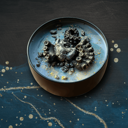 KRAKEN UNLEASHED Luxury Wickless Candle 6.5 oz: Amber Citrus Musk - Gory Dreadful Candle Co