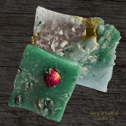 LOST MOSS TRAIL Wax Melt Chunkie Bars: Mossy Forest Scent - Gory Dreadful Candle Co