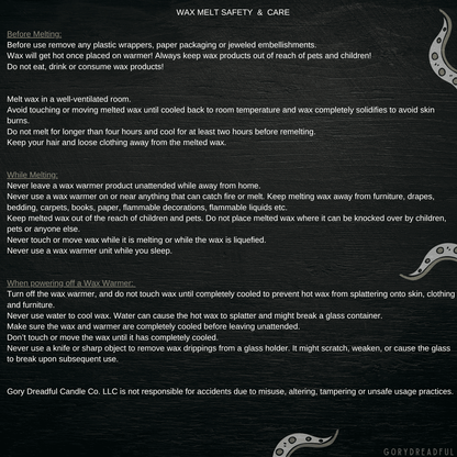 LURKSHORE Wax Melt Druzy: Island Vetiver Scent - Gory Dreadful Candle Co