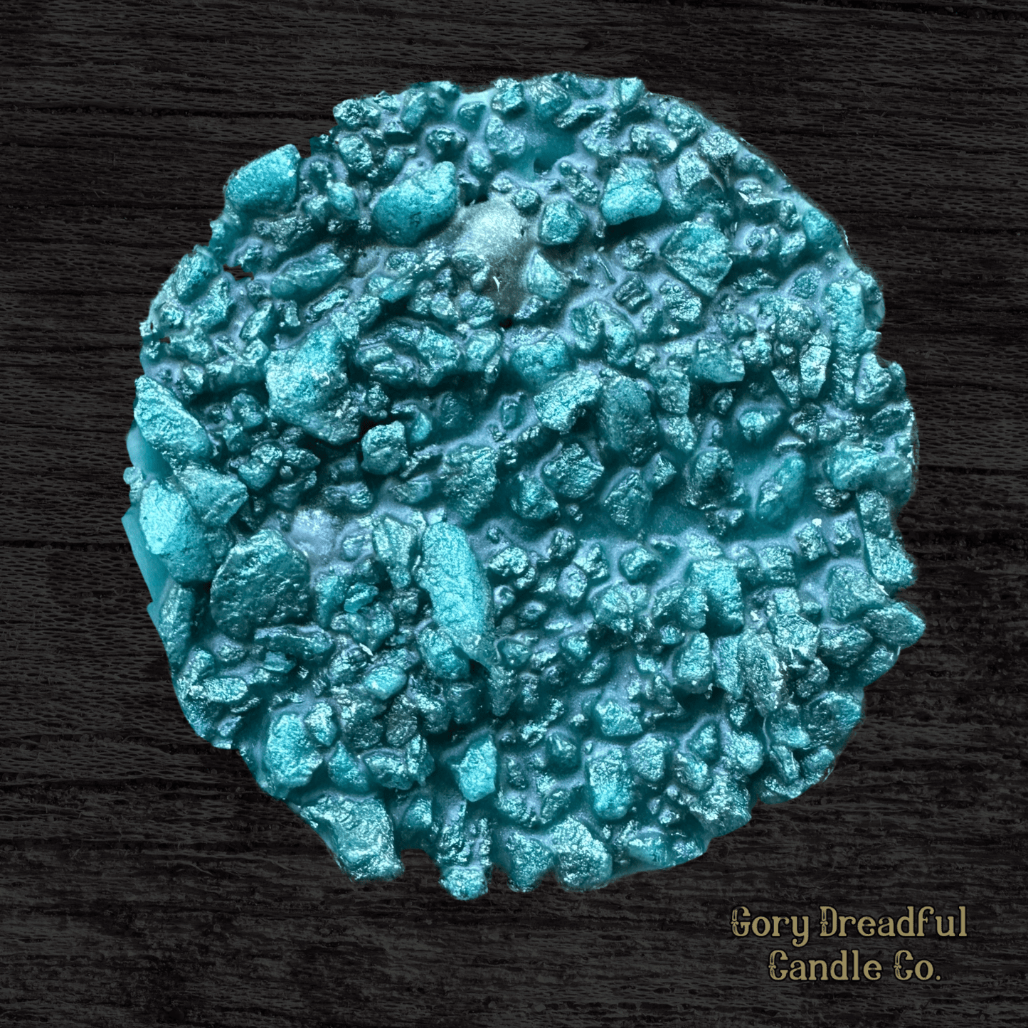 LURKSHORE Wax Melt Druzy: Island Vetiver Scent - Gory Dreadful Candle Co