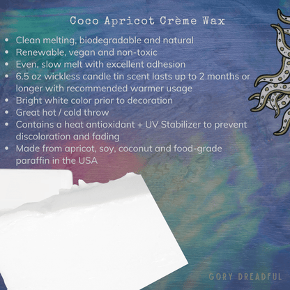 MERMAID SUSHI Luxury Wickless Candle 6.5 oz: Sea Salt & Orchid Scent - Gory Dreadful Candle Co