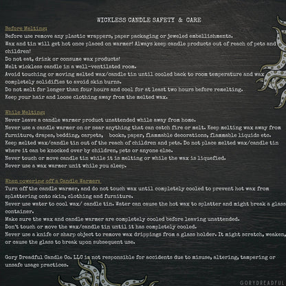 MERMAID SUSHI Luxury Wickless Candle 6.5 oz: Sea Salt & Orchid Scent - Gory Dreadful Candle Co