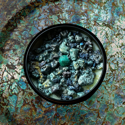 MERMAID SUSHI Luxury Wickless Candle 6.5 oz: Sea Salt & Orchid Scent - Gory Dreadful Candle Co