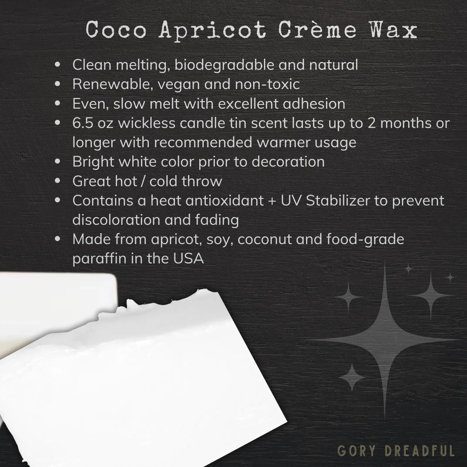 MORTICIA DEAREST Signature Luxury Wickless Candle: Nag Champa & Bubblegum Scent - Gory Dreadful Candle Co